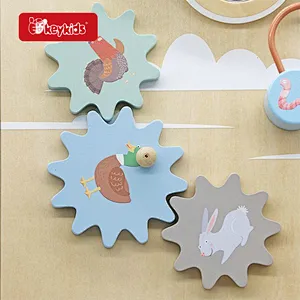 Customize Boys and Girls Wooden Push Walker with Activity Center W16E217